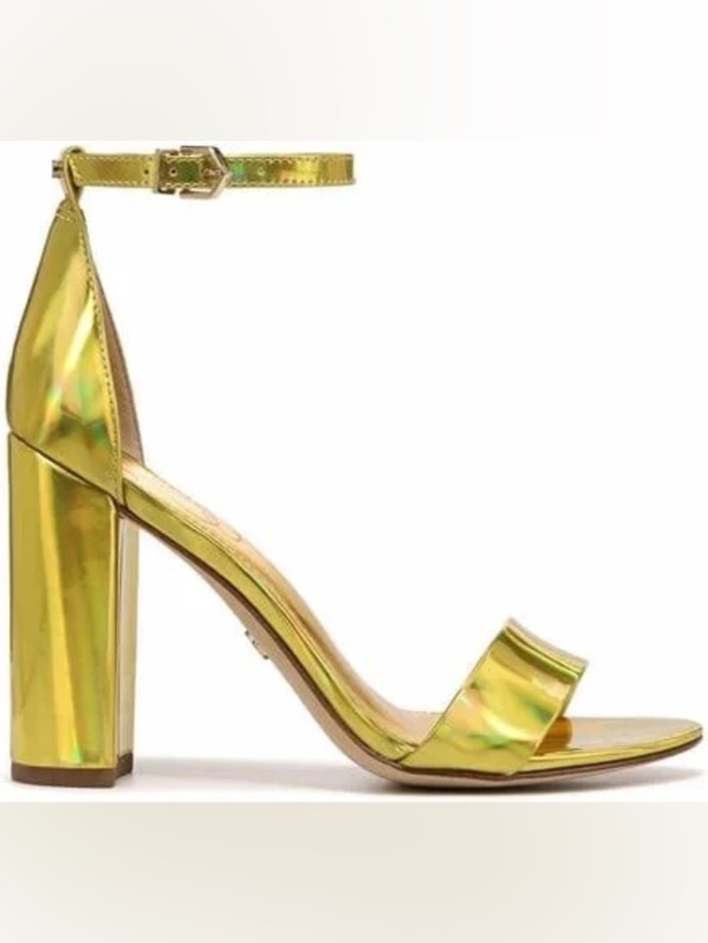 Sam Edelman Yaro Sandal 8.5 Gold BRAND NEW IN BOX - Picture 3 of 8